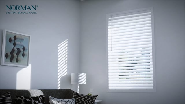 Norman Ultimate Cordless Faux Wood Blinds