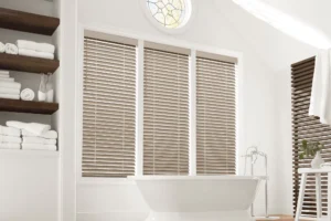 faux wood blinds, horizontal blinds, wood blinds, composite blinds