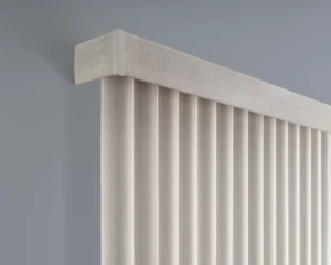 vertical blinds, vertical shades, fabric blinds, fabric valance