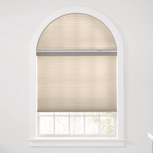 Hunter Douglas blinds, honeycomb shades, double cellular blinds, light filtering, privacy blinds, arched blinds, arched shades