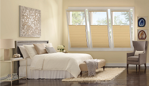 Hunter Douglas blinds, honeycomb shades, double cellular blinds, light filtering, privacy blinds, top down bottom up shades