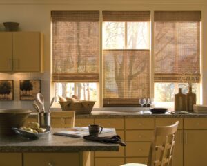 Provenance cordless window coverings, woven wood blinds, blinds